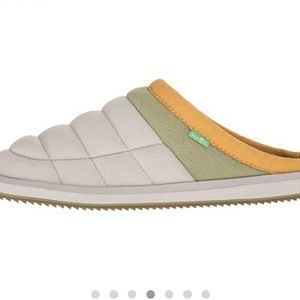 Sanuk Puff N Chill Low LX Slippers Cream